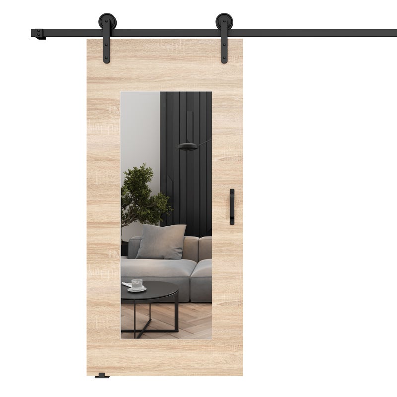Drzwi przesuwne wewnętrzne LIFT I 76 cm w kolorze dąb sonoma.