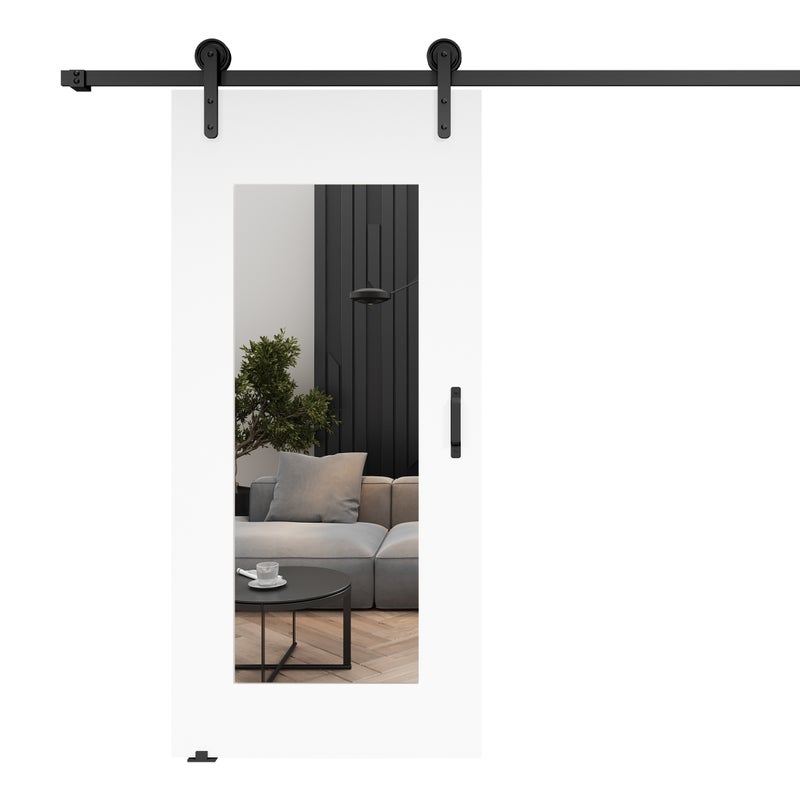 Drzwi przesuwne wewnętrzne LIFT I 76 cm w kolorze białym.