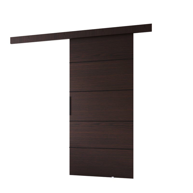 Drzwi przesuwne wewnętrzne PRIM 2 K 106 cm w kolorze wenge.