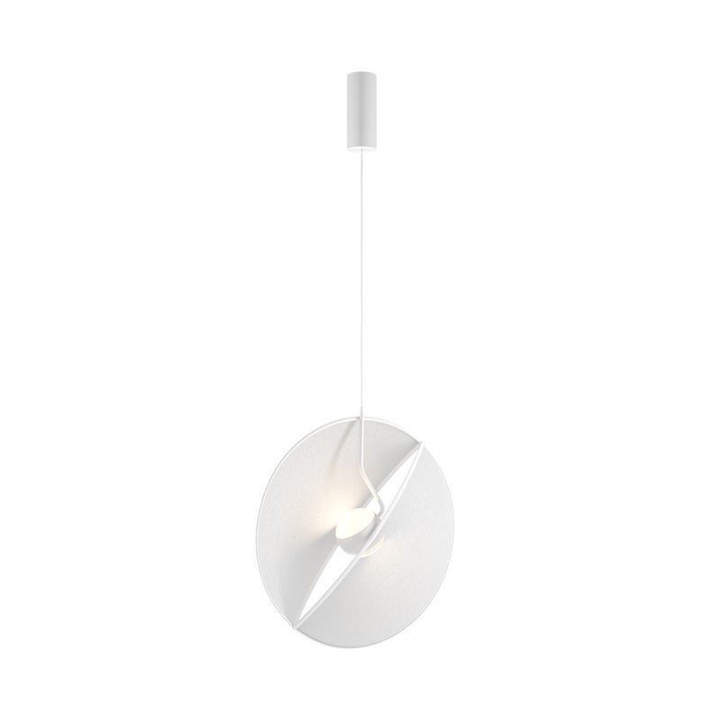 Lampa wisząca Reflex biała LED 14W 3000K 1000lm designerska wym: 280 x 12 x 45 cm tkanina Maytoni