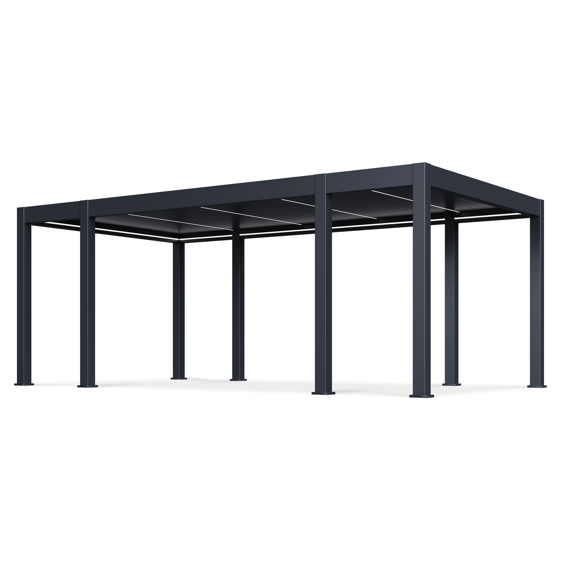 Gutroof Pergola tarasowa REFERENCE AUTOMATIC 3.6x6.57 z oświetleniem LED Anthracite