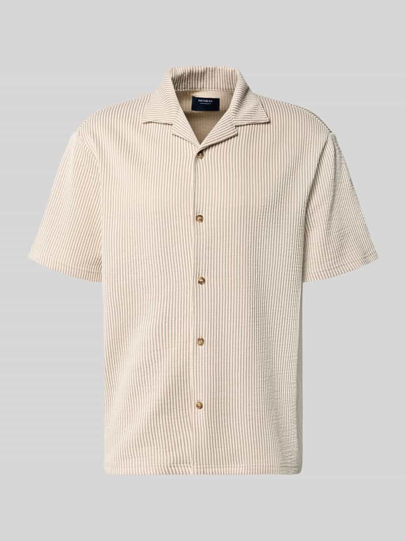 Koszula casual z kołnierzem rewersowym, krój regular fit