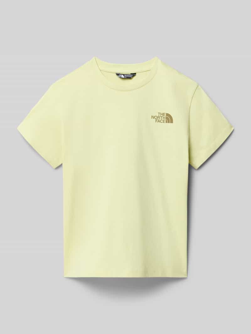 t-shirt o kroju relaxed fit z nadrukiem z logo model 'Voyage'