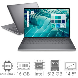 Dell 14 Premium DA14250 Ultra 7 255H 16GB 512 SSD 14,5