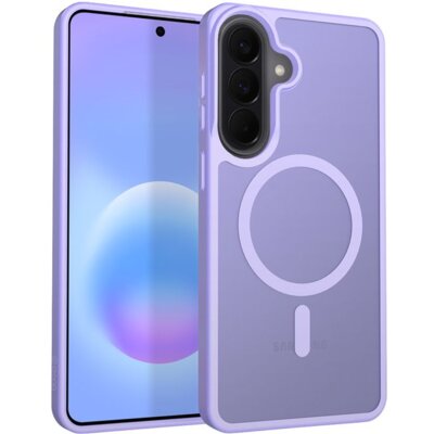 Etui CRONG Hybrid Matte Magnetic MagSafe do Samsung Galaxy A57 5G Lawendowy