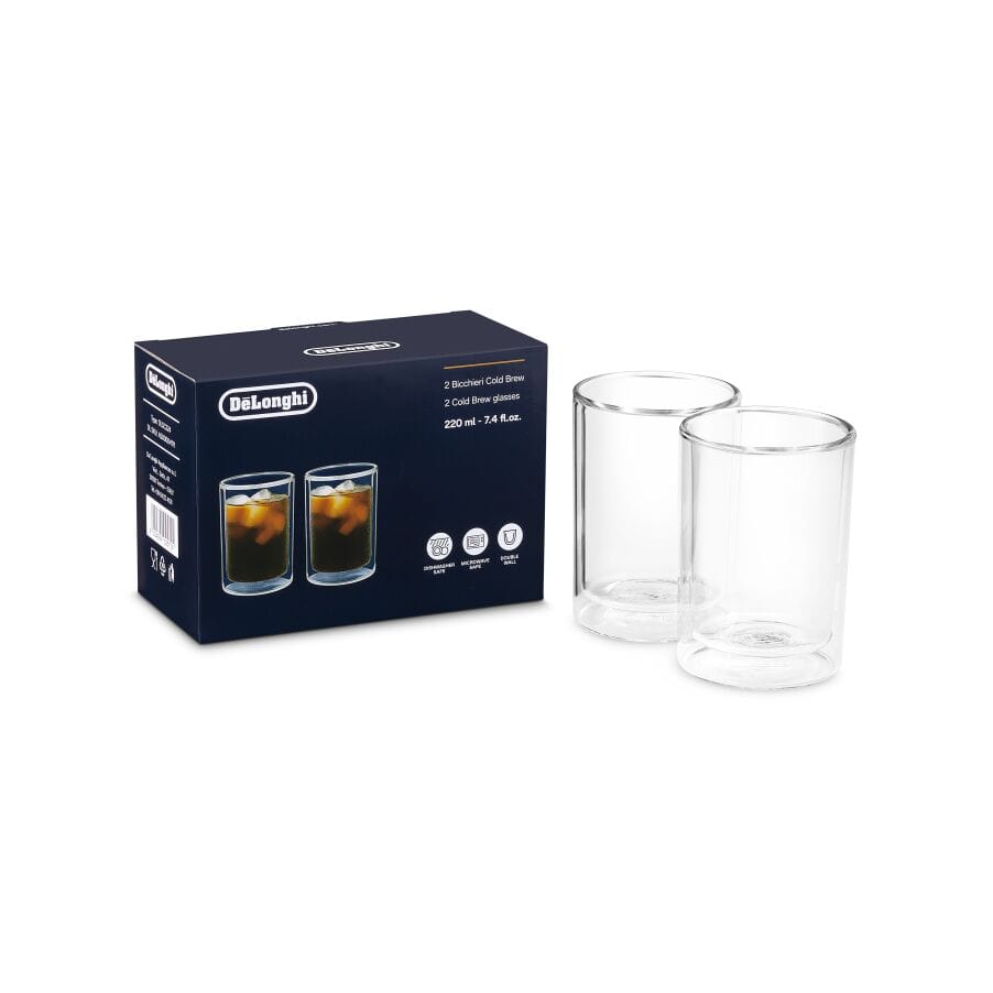 Szklanki termiczne z podwójnego szkła do cold brew, 220 ml, zestaw 2 szt.