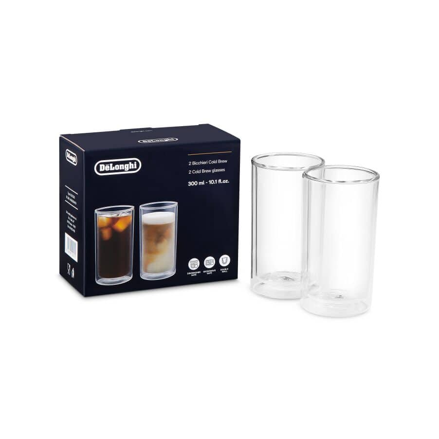 Szklanki termiczne z podwójnego szkła do cold brew, 300 ml, zestaw 2 szt.