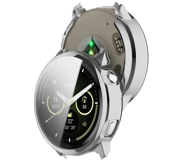 Bizon Case Watch Felipe do Garmin Venu 4 45 mm Srebrny