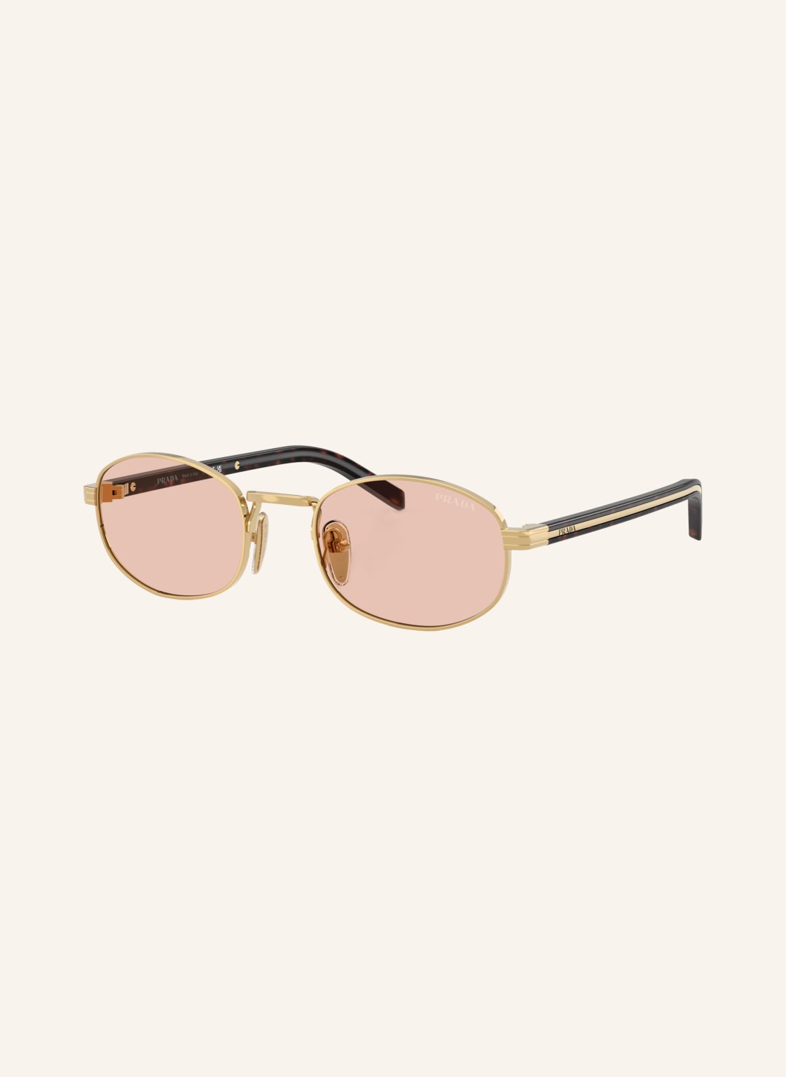 Prada Okulary Przeciwsłoneczne Pr b53s gold