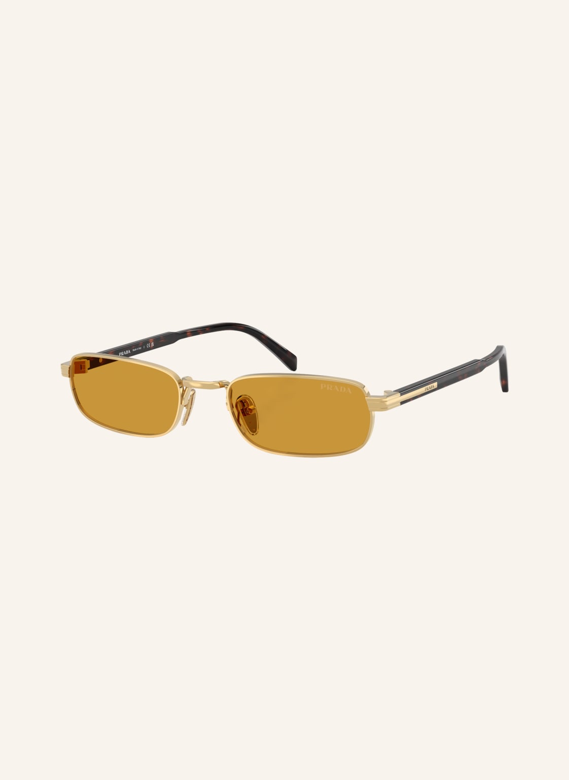 Prada Okulary Przeciwsłoneczne Pr b54s gold