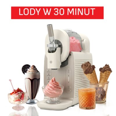 Maszynka do lodów TEFAL Freezi IG803AE0 lody włoskie w 30 minut