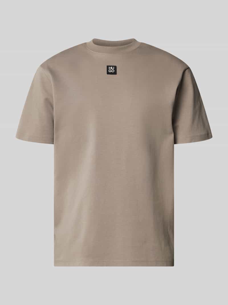 t-shirt o kroju regular fit z czystej bawełny model 'DALILE'