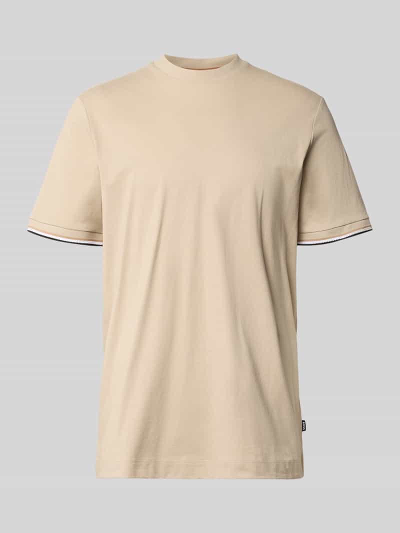 t-shirt o kroju regular fit z czystej bawełny model 'THOMPSON'