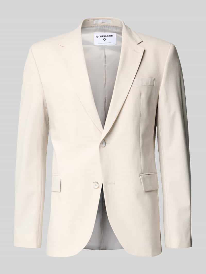 Marynarka garniturowa o kroju slim fit z kieszeniami z patką model 'AIDAN3'