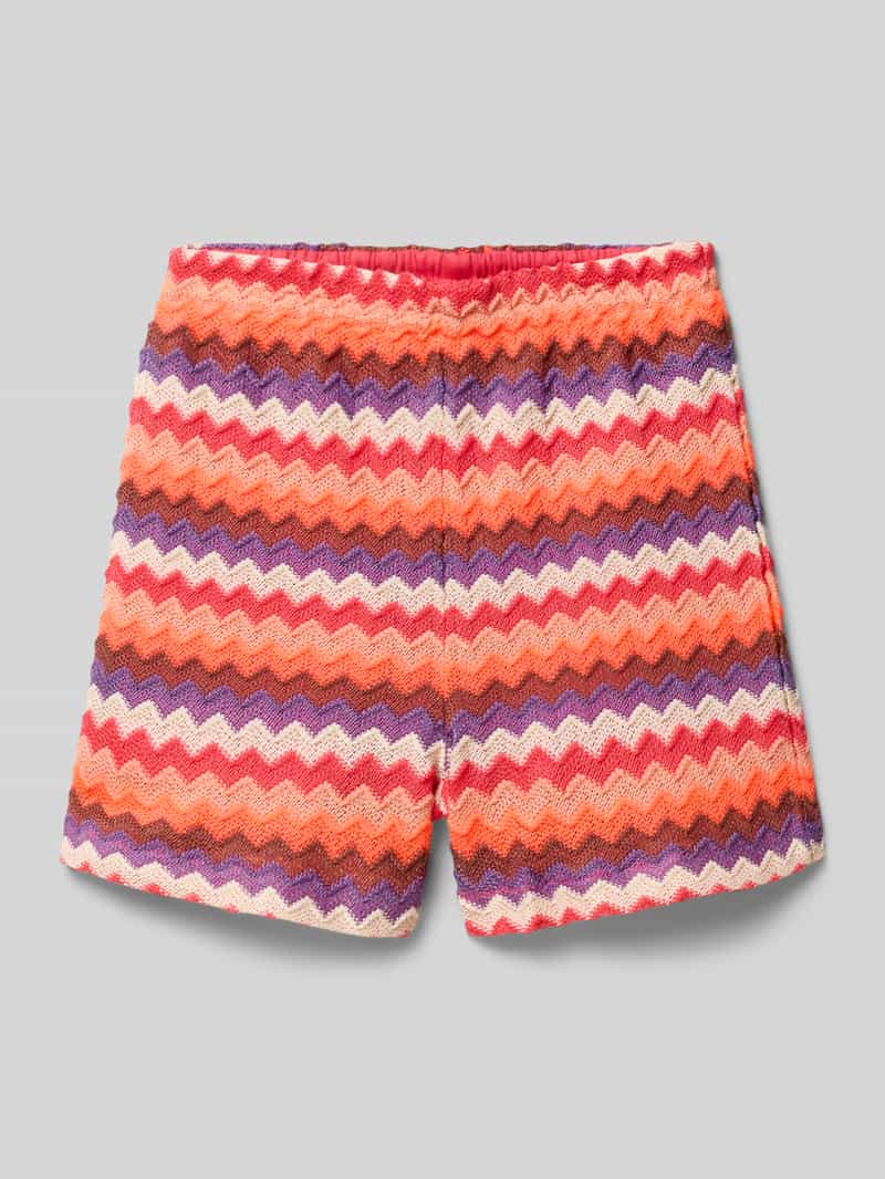 Szorty o kroju loose fit z elastycznym pasem