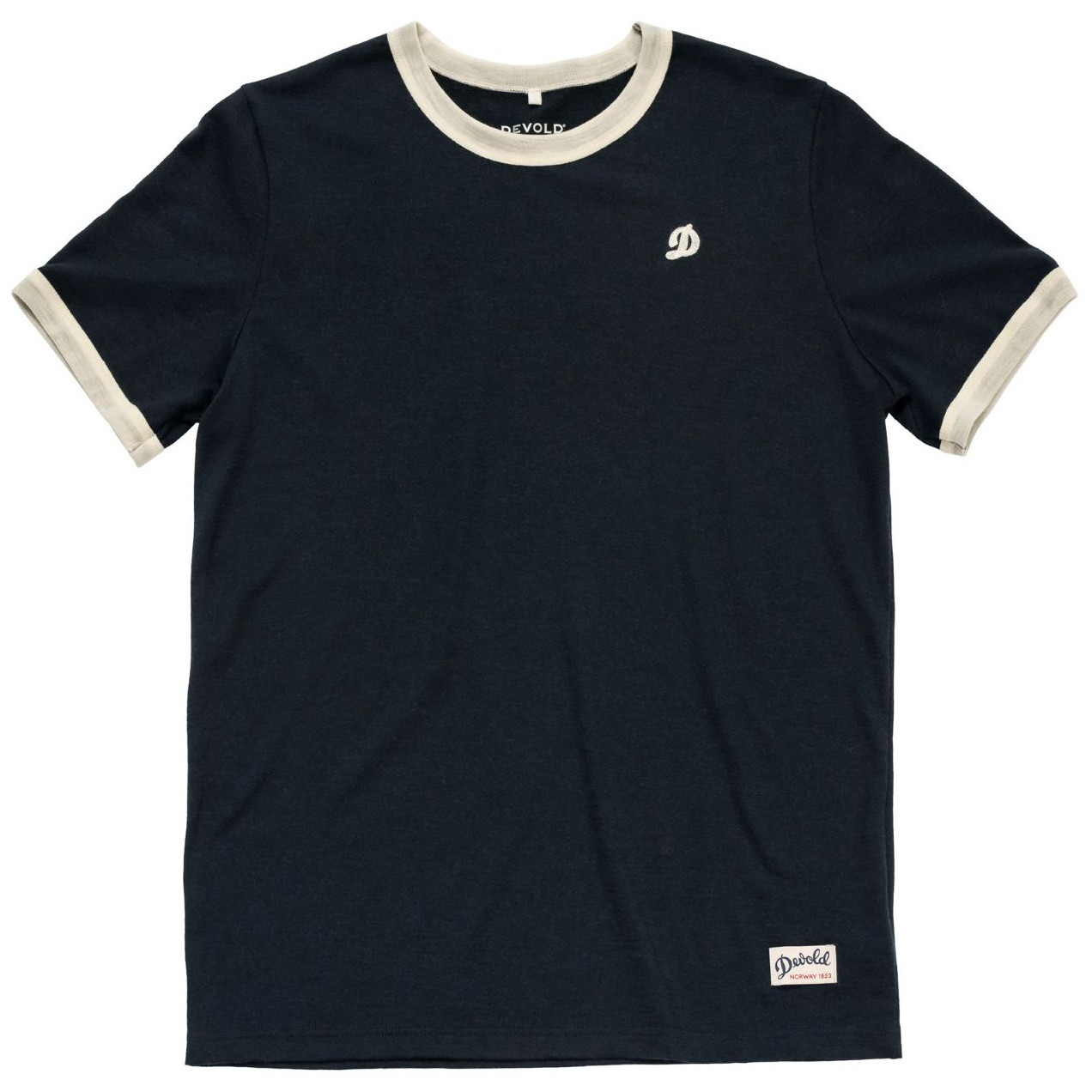Koszulka Devold Archive Ringer Tee Rozmiar: XL / Kolor: czarny