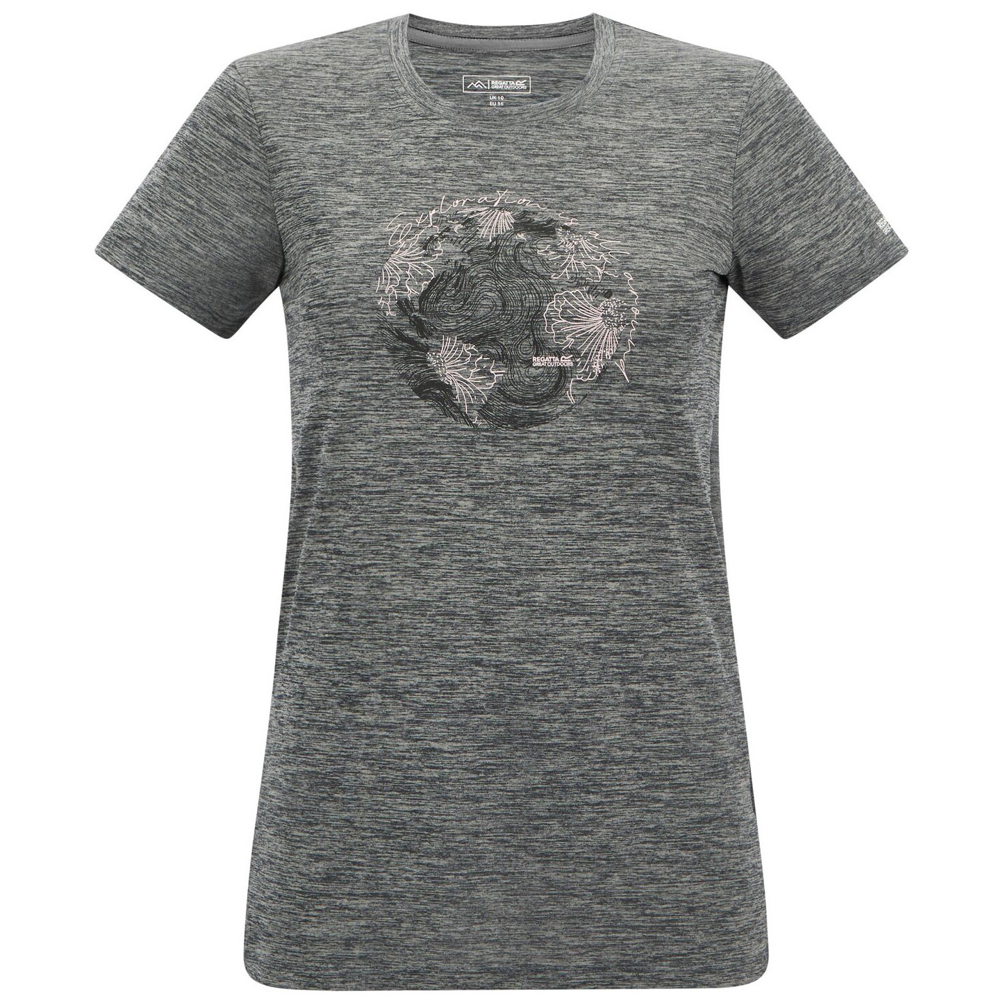 Koszulka damska Regatta Women's Fingal Rozmiar: XS / Kolor: szary