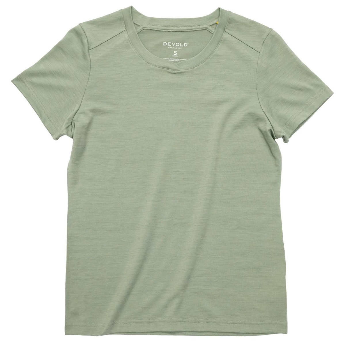 Koszulka damska Devold Premium Tee Wmn Rozmiar: M / Kolor: zielony
