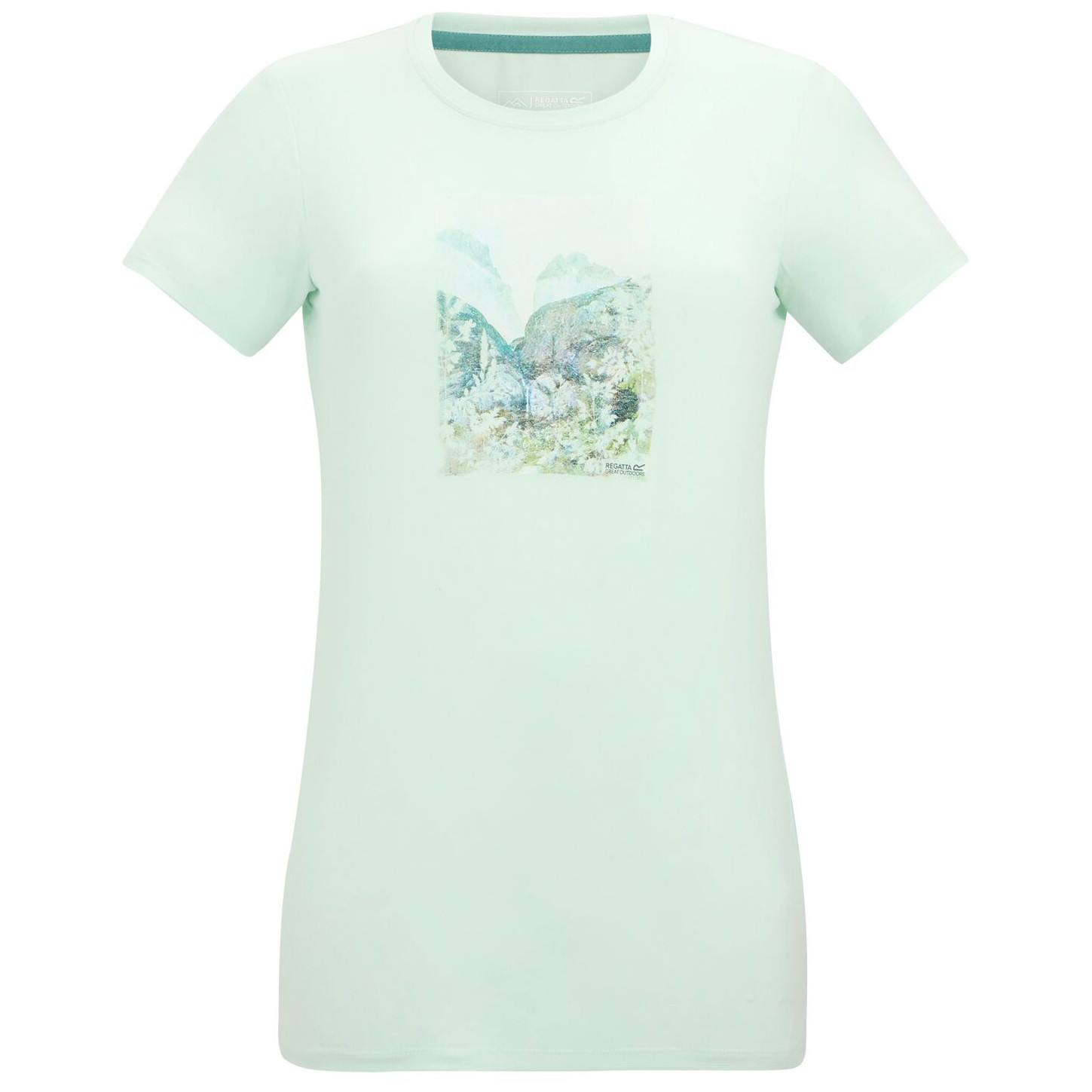 Koszulka damska Regatta Women’s Fingal Stretch Rozmiar: L / Kolor: jasnozielony