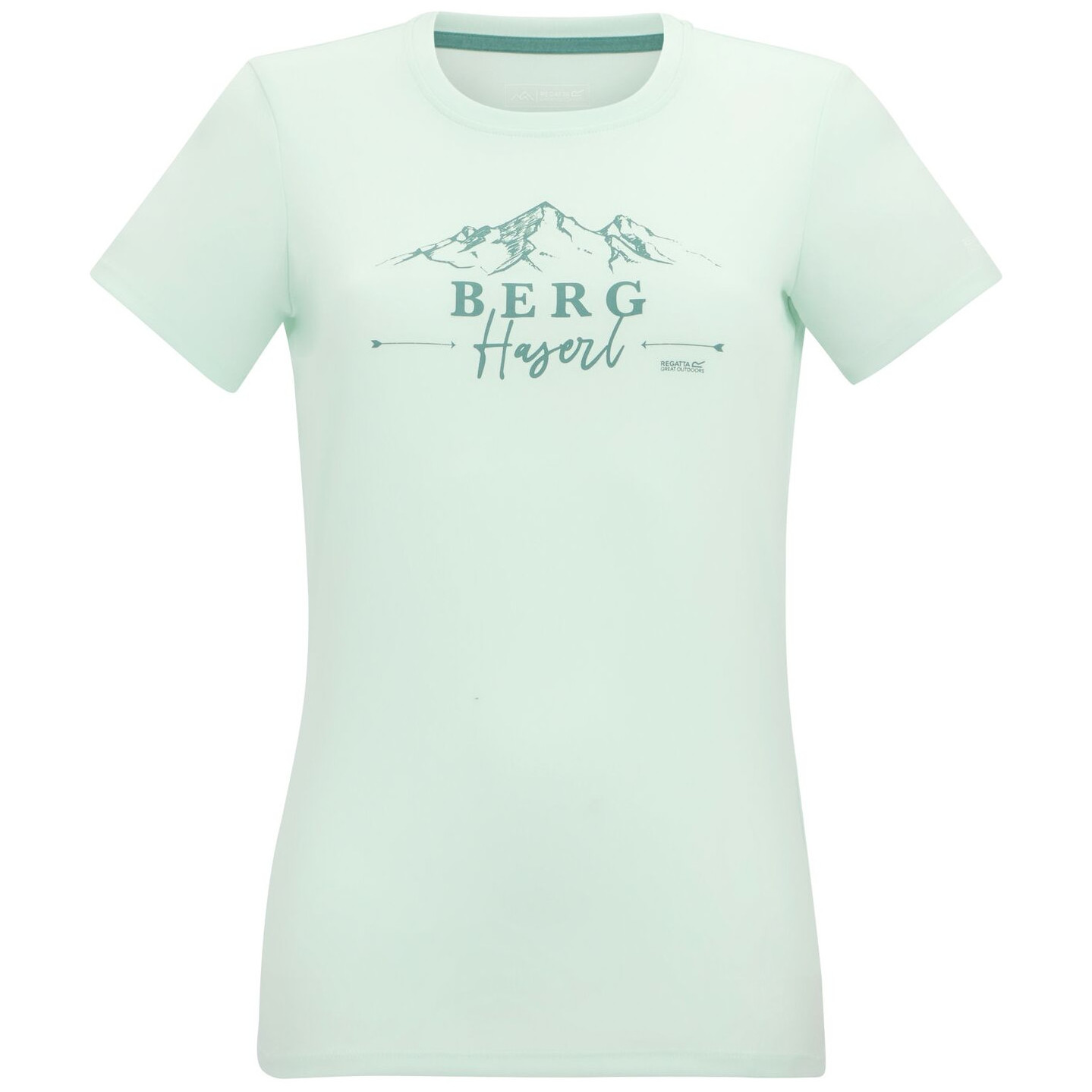 Koszulka damska Regatta Women’s Fingal Slogan Rozmiar: XXXL / Kolor: jasnoniebieski