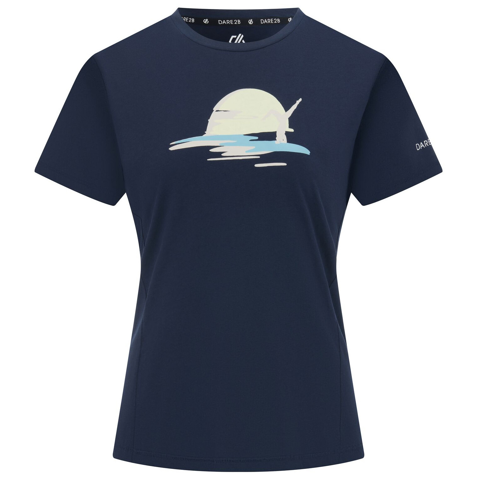 Koszulka damska Dare 2b Tranquility III Tee Rozmiar: S / Kolor: ciemnoniebieski