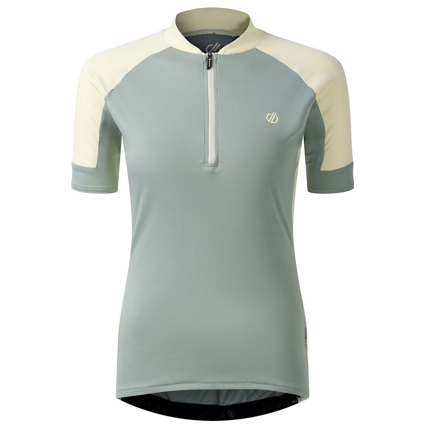 Damska koszulka kolarska Dare 2b Flutter Jersey Rozmiar: XS / Kolor: zielony/żółty