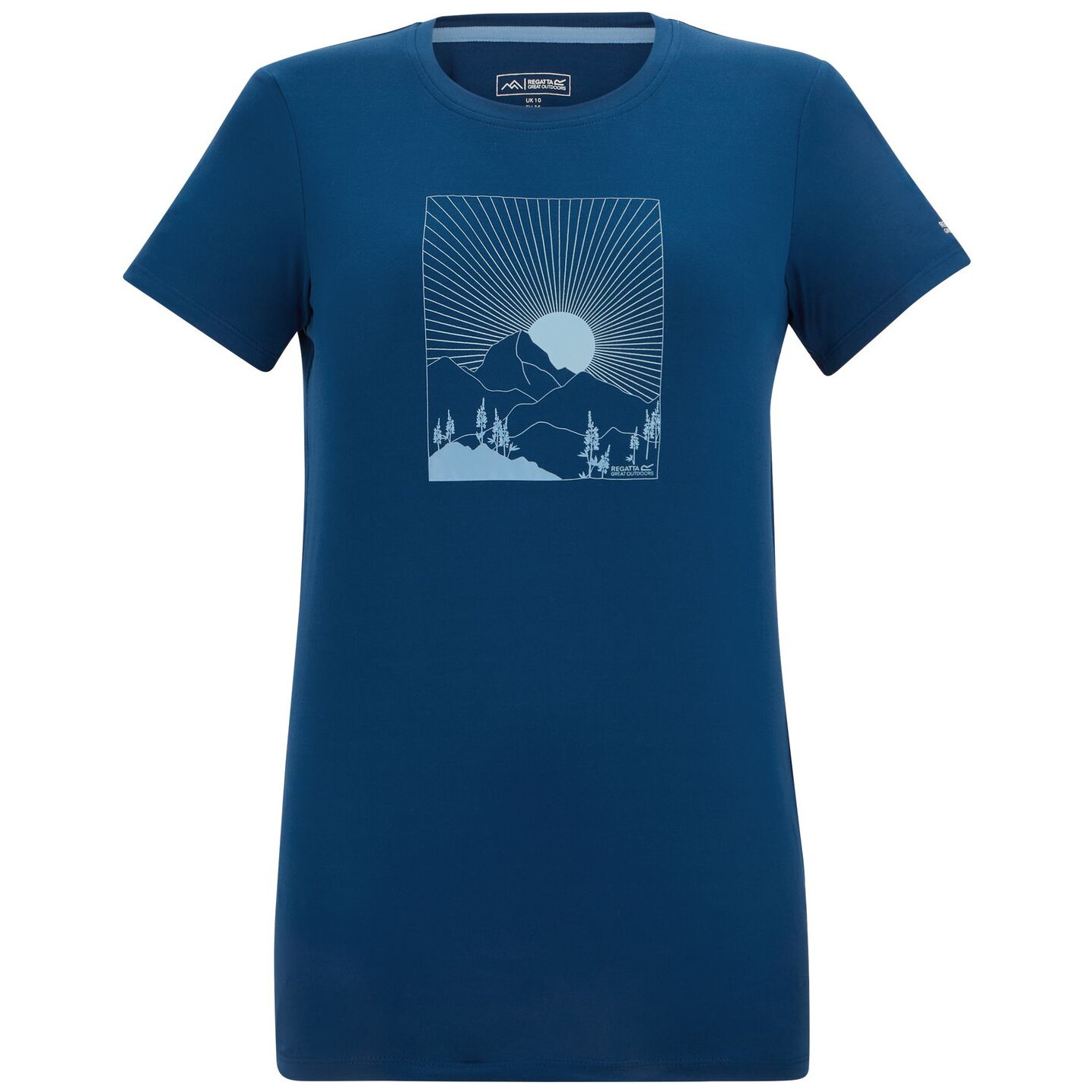 Koszulka damska Regatta Women’s Fingal Stretch Rozmiar: XL / Kolor: ciemnoniebieski