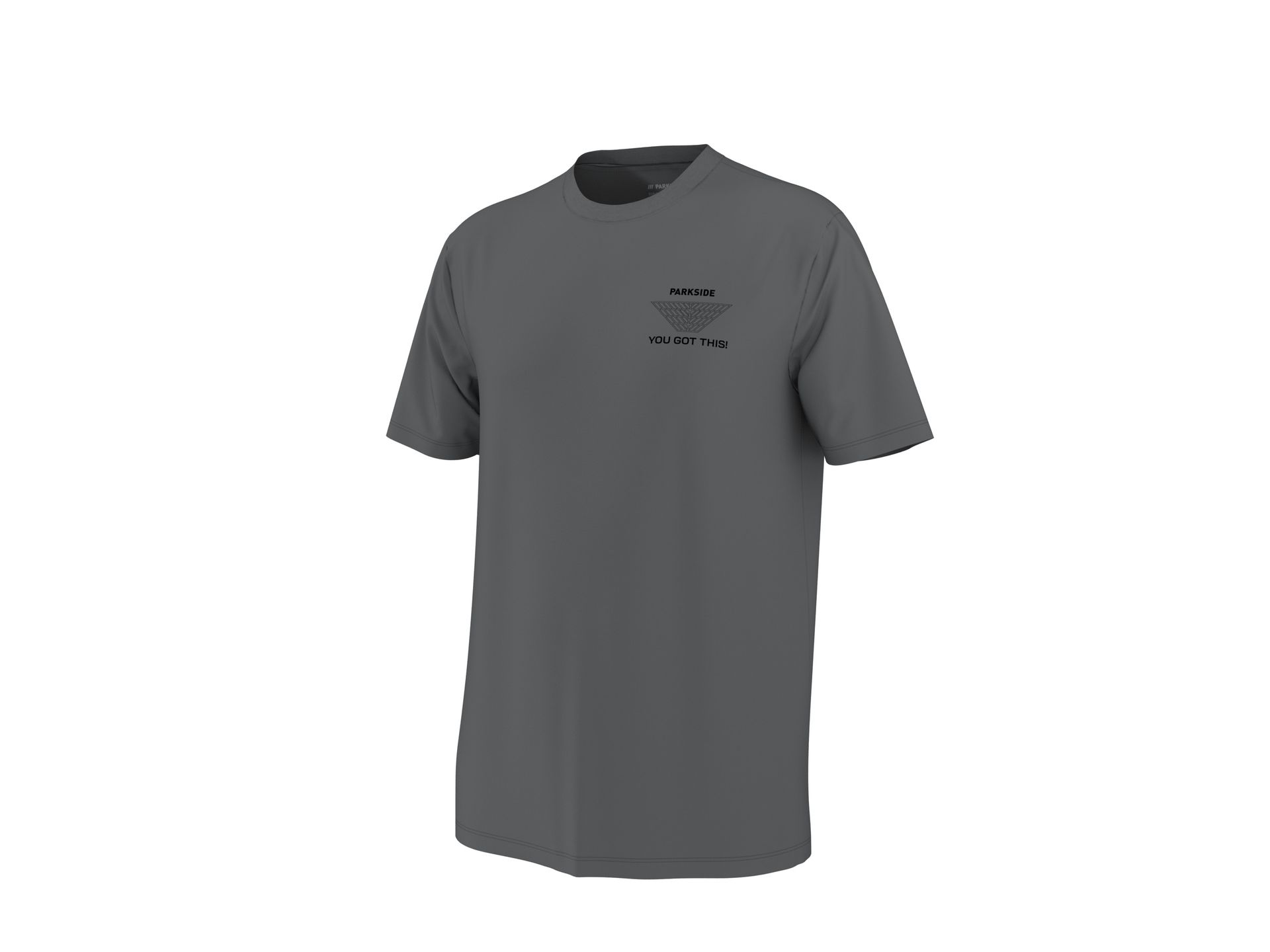 PARKSIDE® T-shirt męski z biobawełny (Szary, M (48/50))