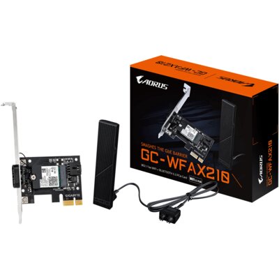Karta sieciowa GIGABYTE GC-WFAX210 PCI Express, Wewnętrzna, 2.4 / 5 / 6 GHz