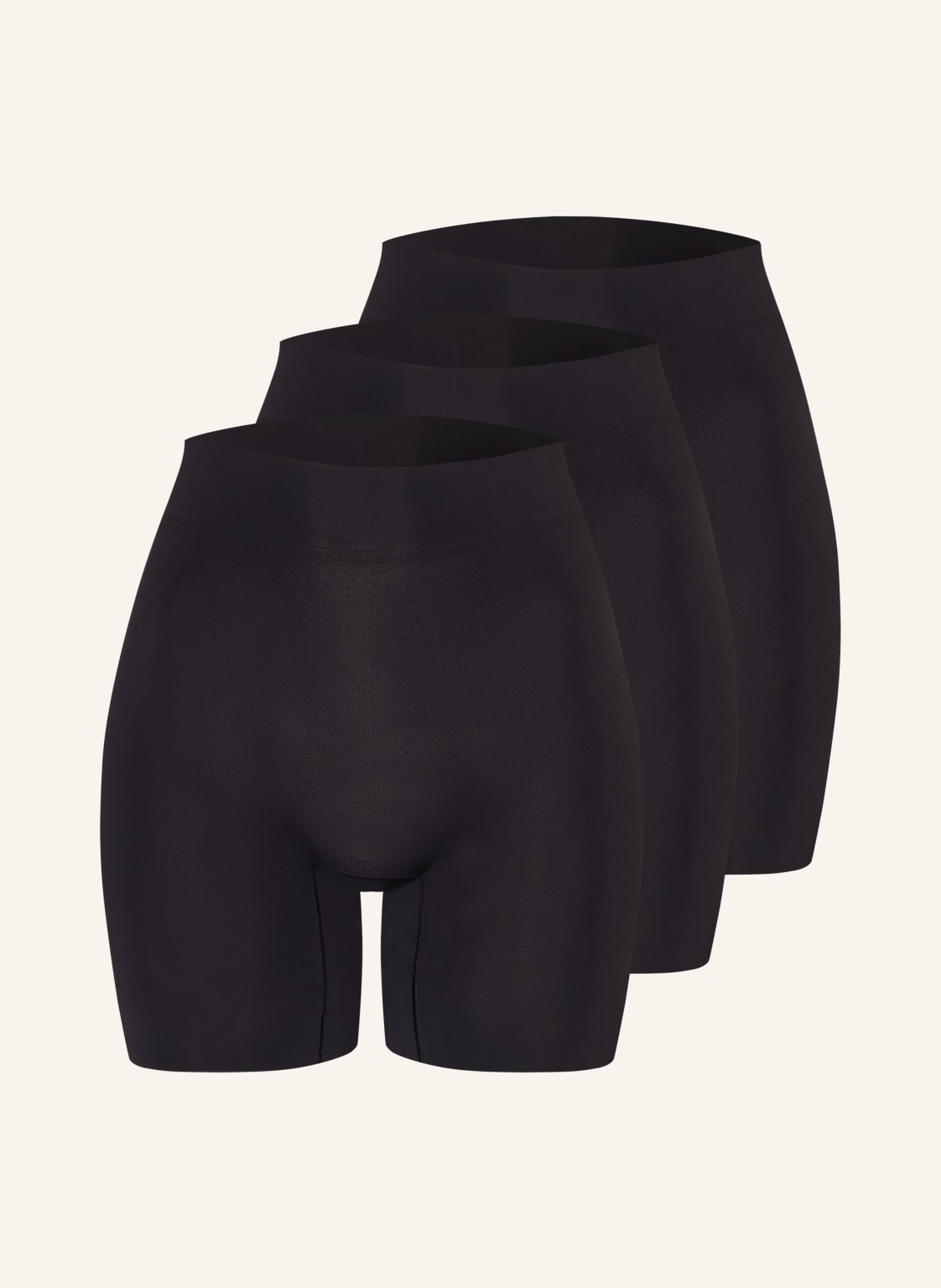 Jockey Zestaw 3 Par Długich Spodni Ultralight Smoothing Cooling schwarz