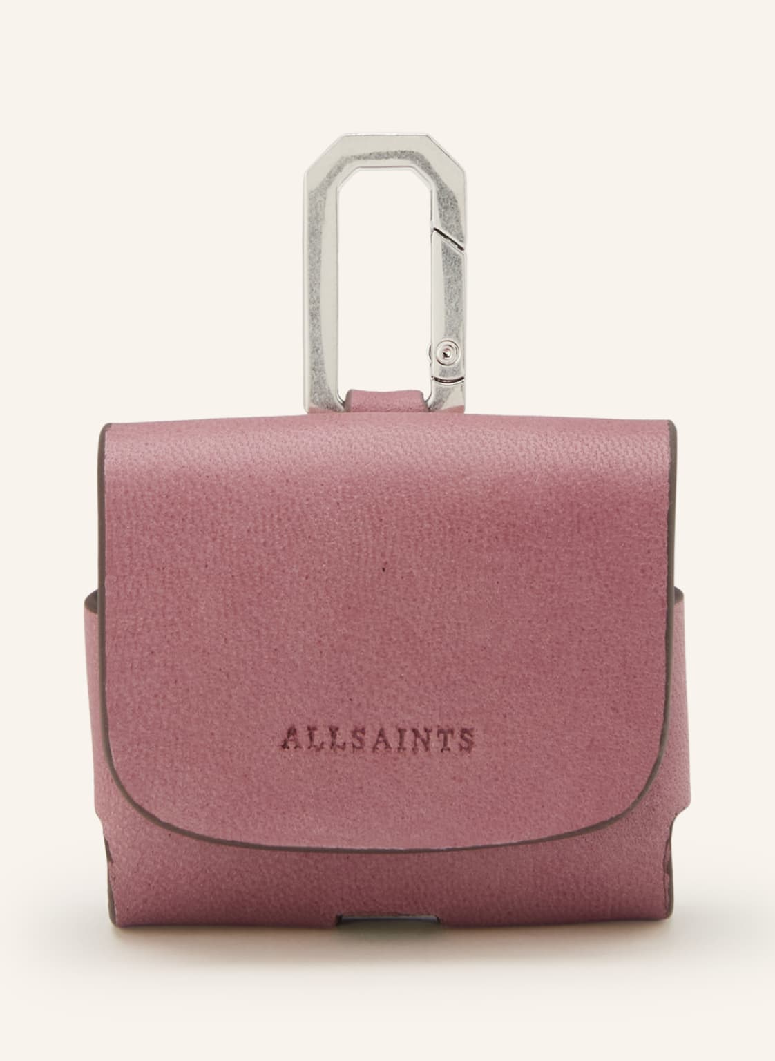 Allsaints Etui Na Airpods Hex rosa