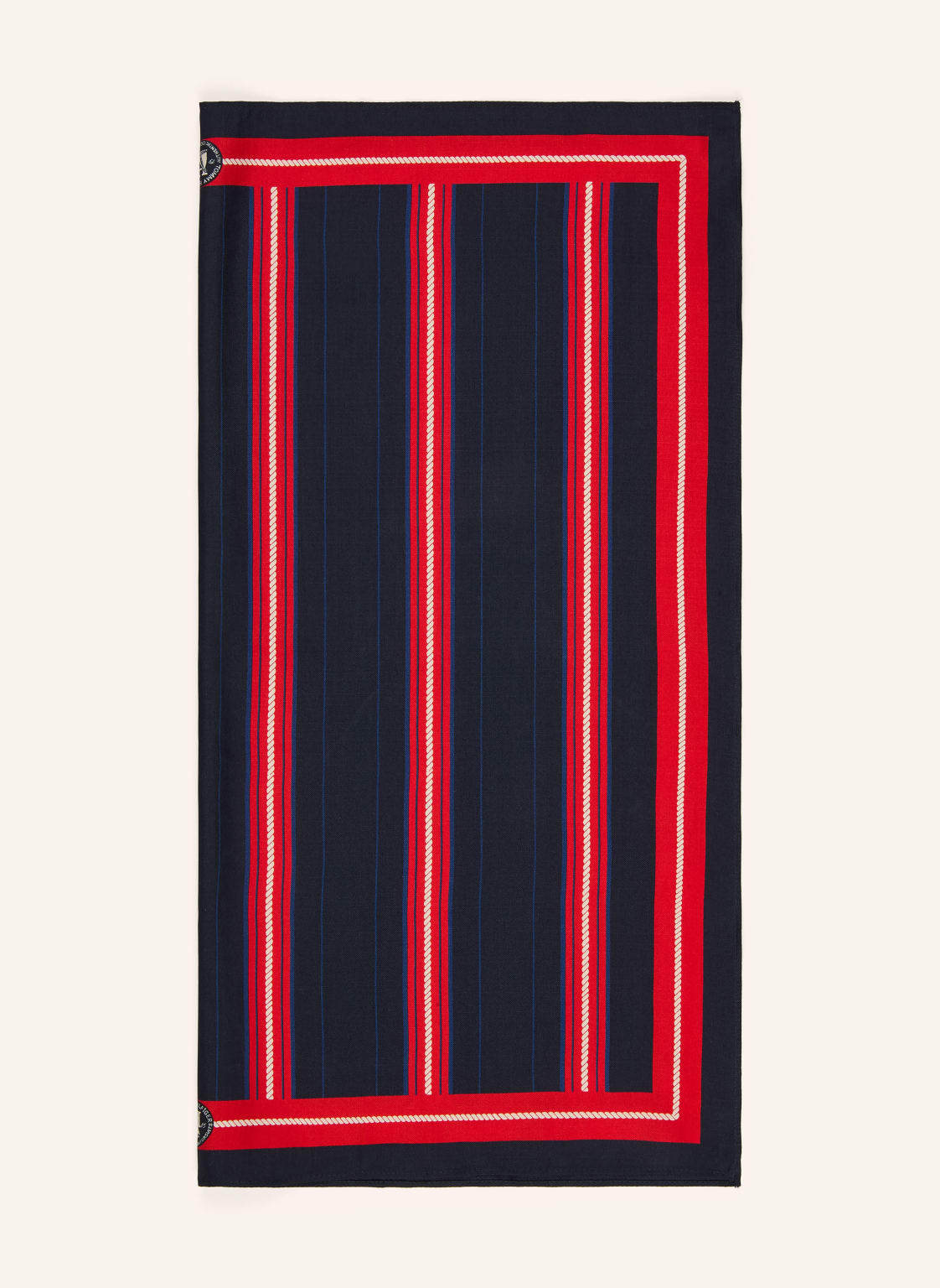 Tommy Hilfiger Szalik Jedwabny blau