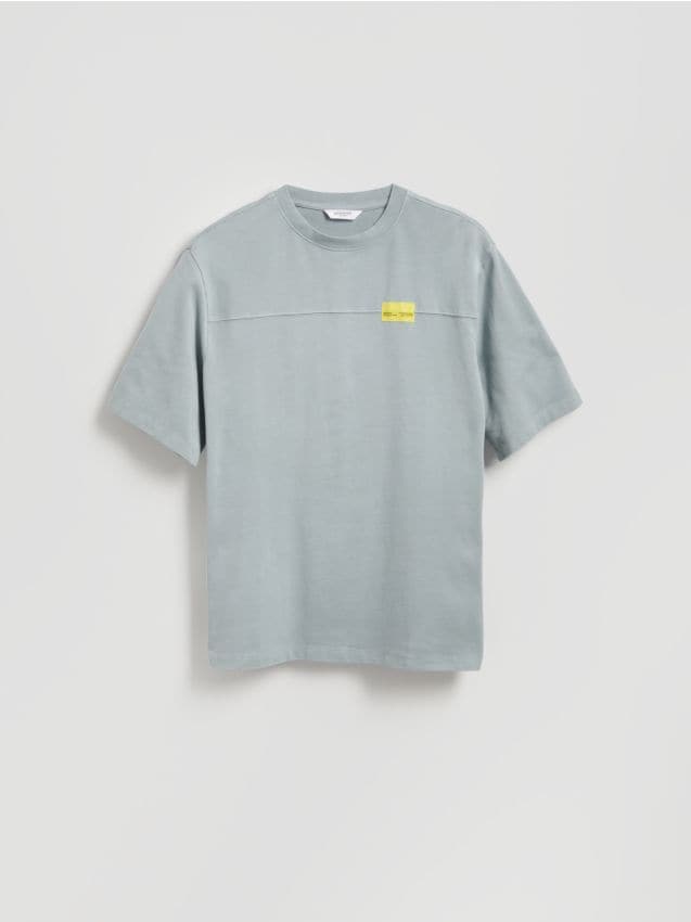 Reserved - T-shirt relaxed fit - szary