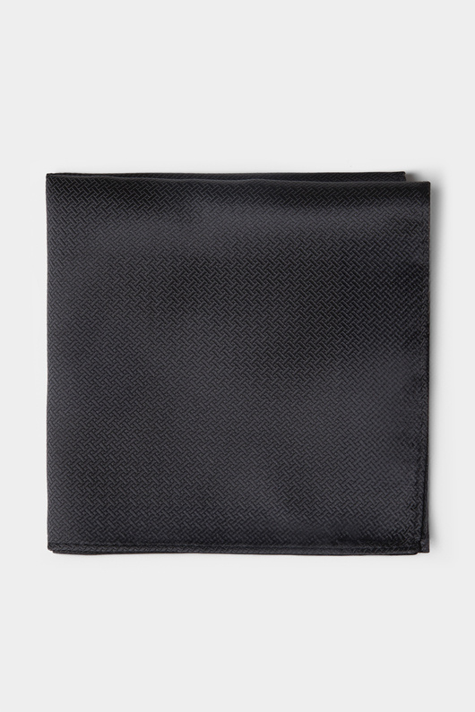 Czarna poszetka 00200A90MSA