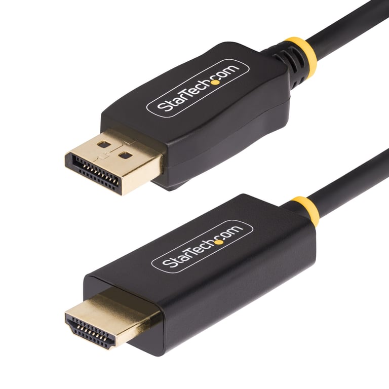 StarTech.com 2M-DP-HDMI-4K60-HDR adapter kablowy DisplayPort HDMI Typu A (Standard) Czarny