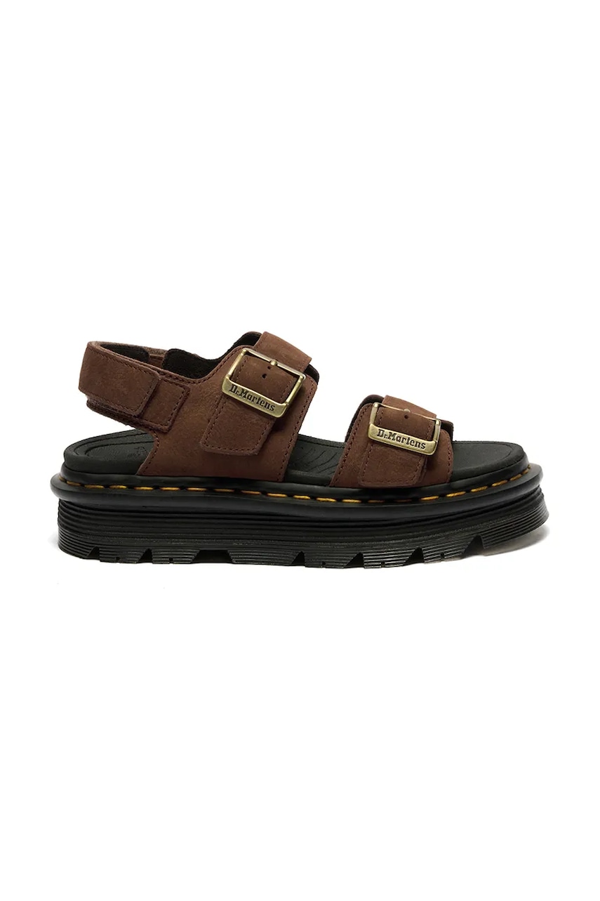 Dr. Martens ZebZag Sandal sandały na platformie damskie nubukowe