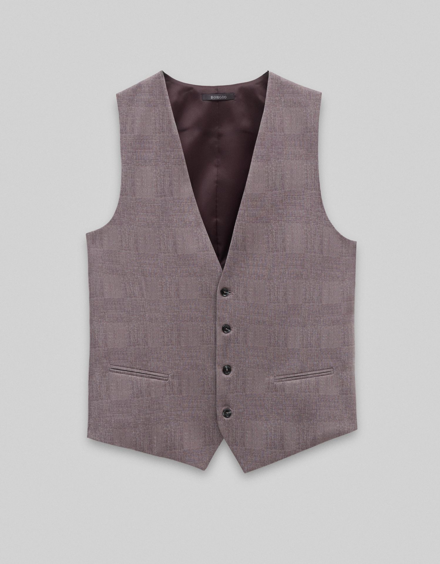 kamizelka do zestawu lodi slim fit fioletowa