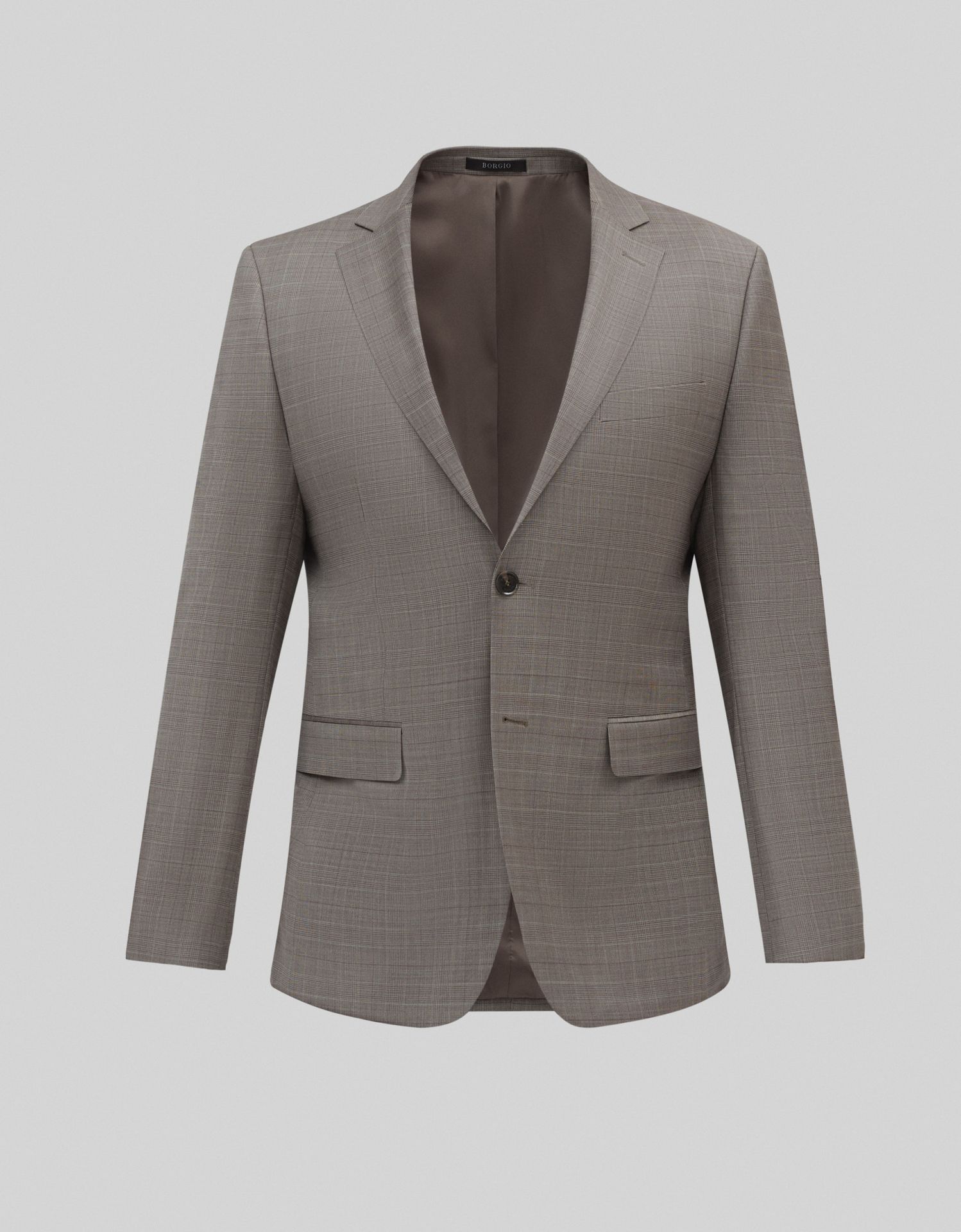 marynarka do zestawu malgrate brązowa slim fit