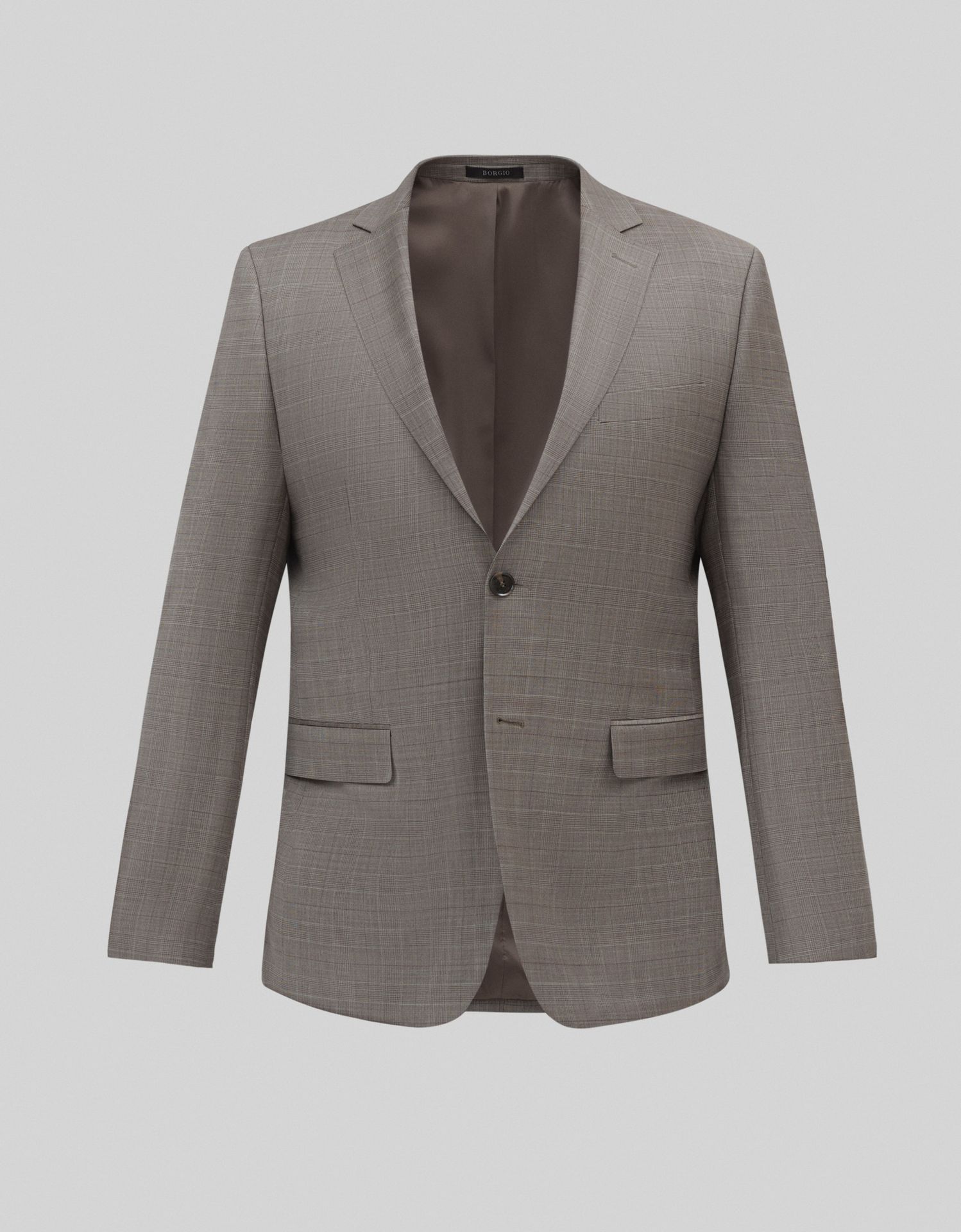 marynarka do zestawu malgrate brązowa classic fit