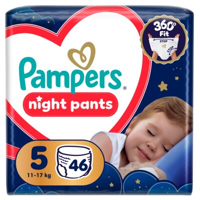 Pieluchomajtki PAMPERS Pants Night 5 (46 szt.)