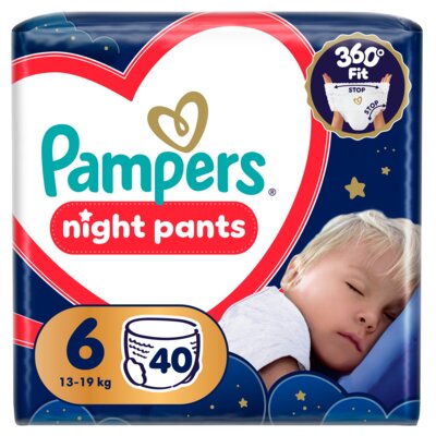 Pieluchomajtki PAMPERS Pants Night 6 (40 szt.)