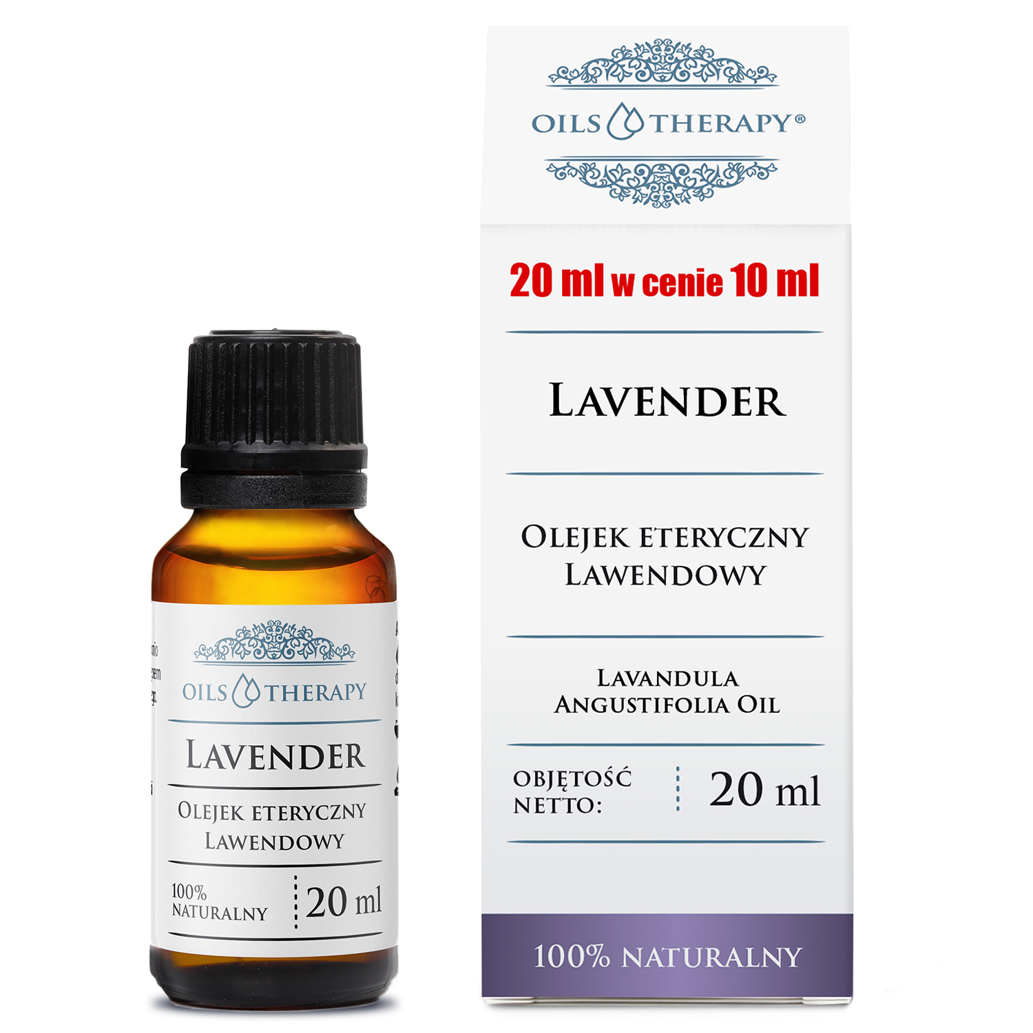 Optima Natura, olejek eteryczny lawendowy, 20 ml
