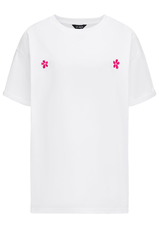 T-shirt Voila Biały Bratki