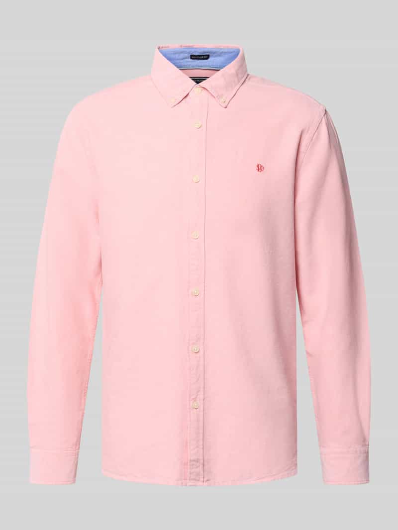 Koszula casualowa o kroju regular fit z wyhaftowanym logo