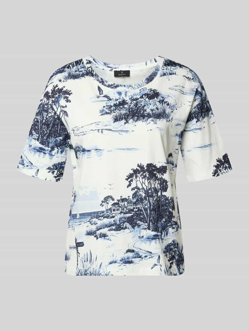 T-shirt w całościowym wzorze model 'Hamptons Landschaft'
