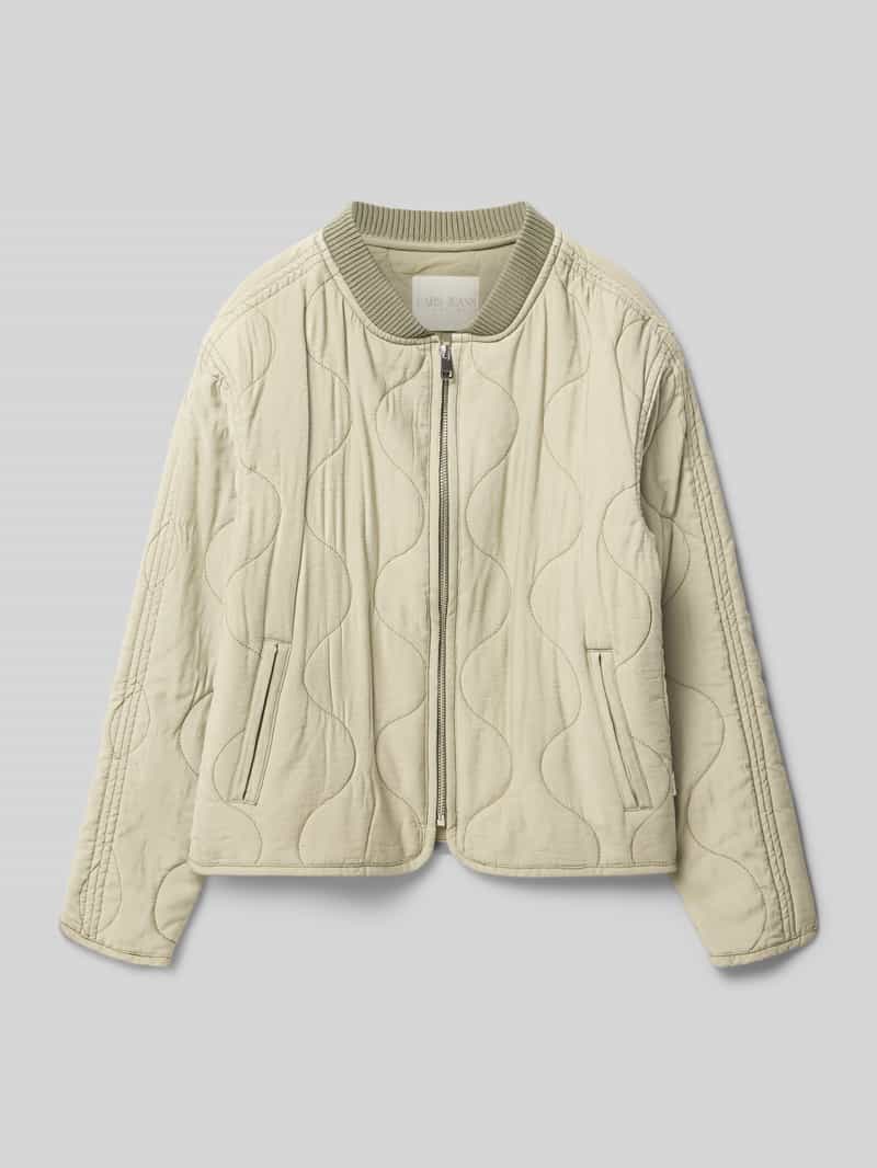 Kurtka z mieszanki wiskozy o pikowanym wyglądzie, krój regular fit, model 'Varah'