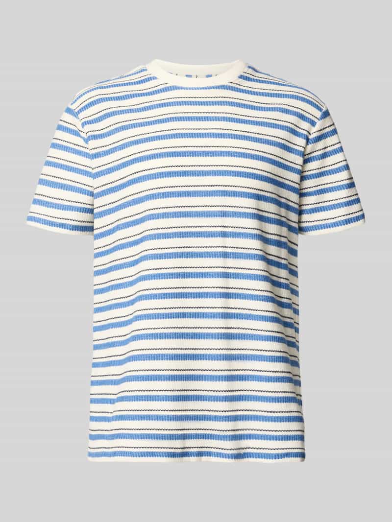 t-shirt z wzorem w paski model 'MARINA'