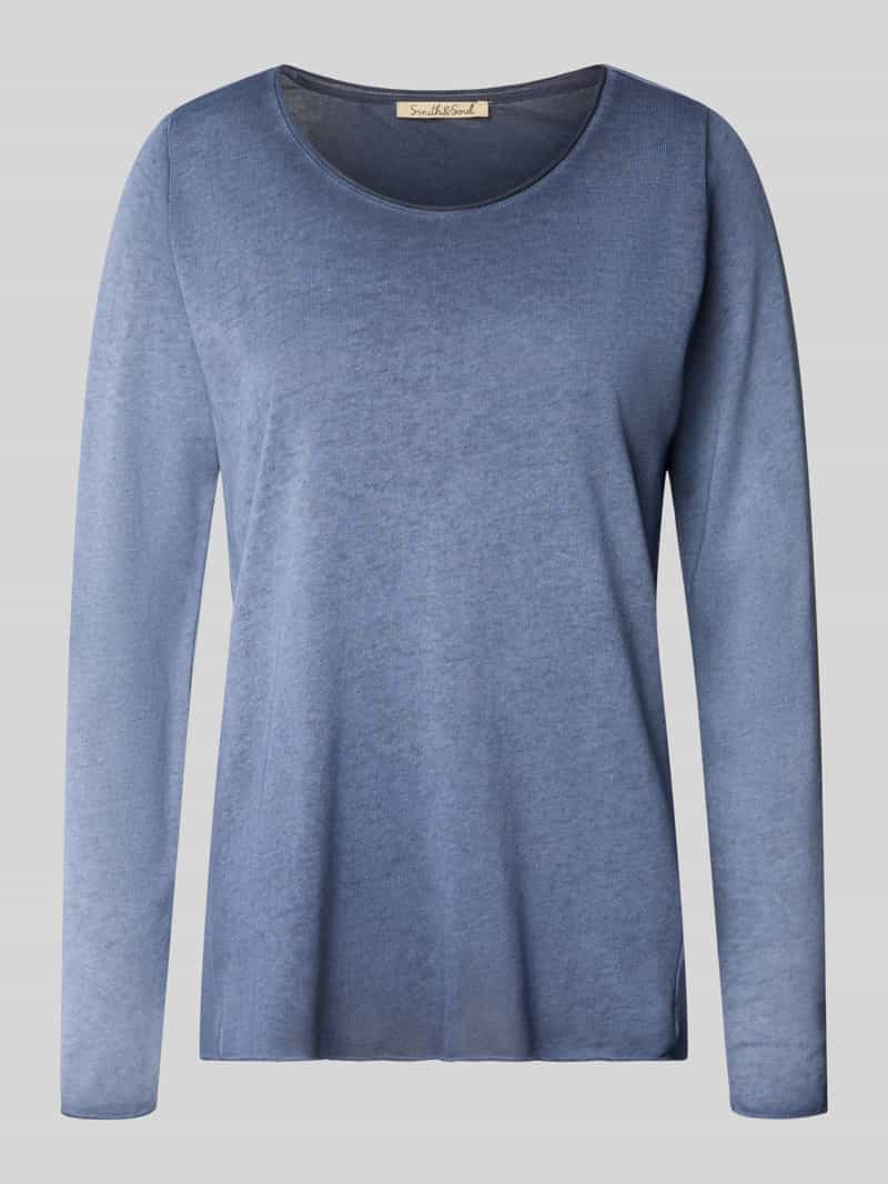 Longsleeve z okrągłym dekoltem