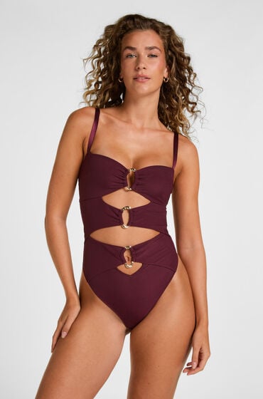 Hunkemöller Body Cassandra Fioletowy