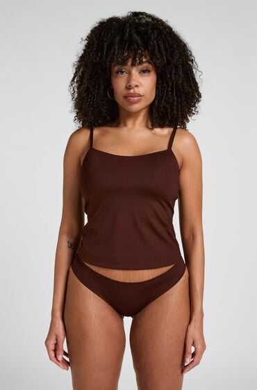 Hunkemöller Top Super Comfort Cami Brązowy